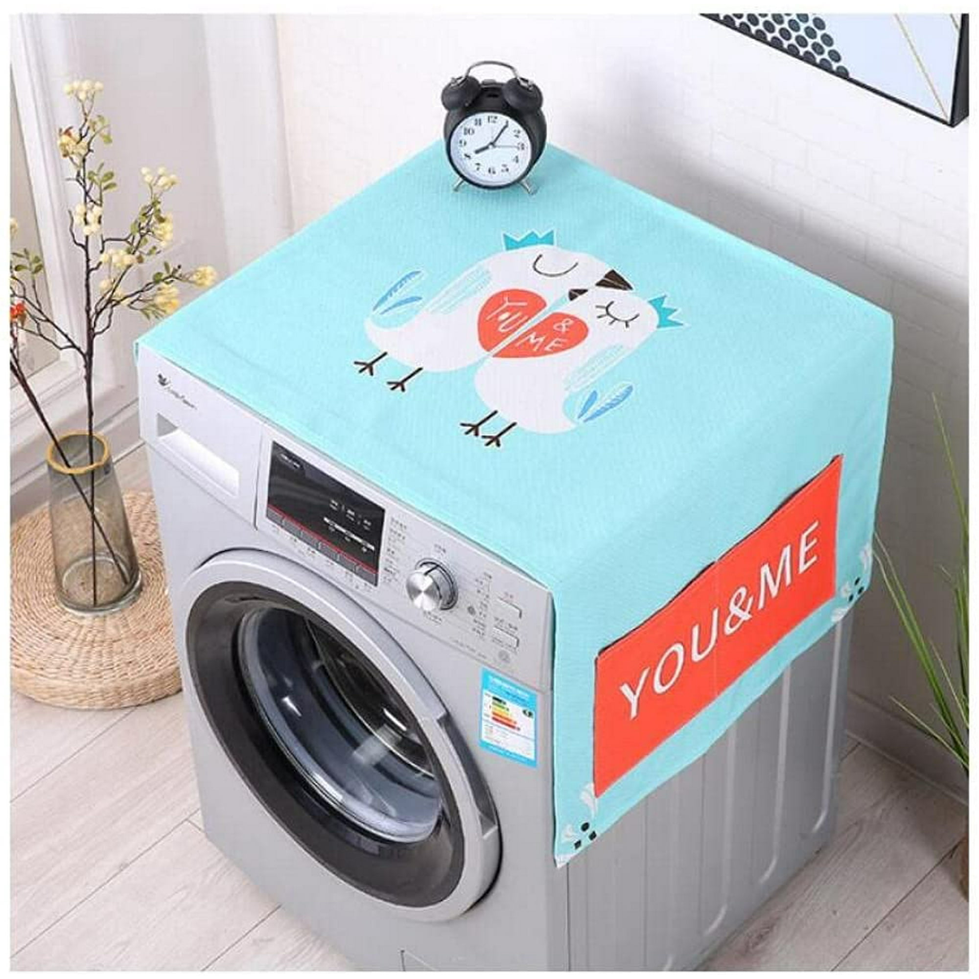 Waterproof Washing Machine Zippered Top Dust Cover Automatic Roller Washer Dryer